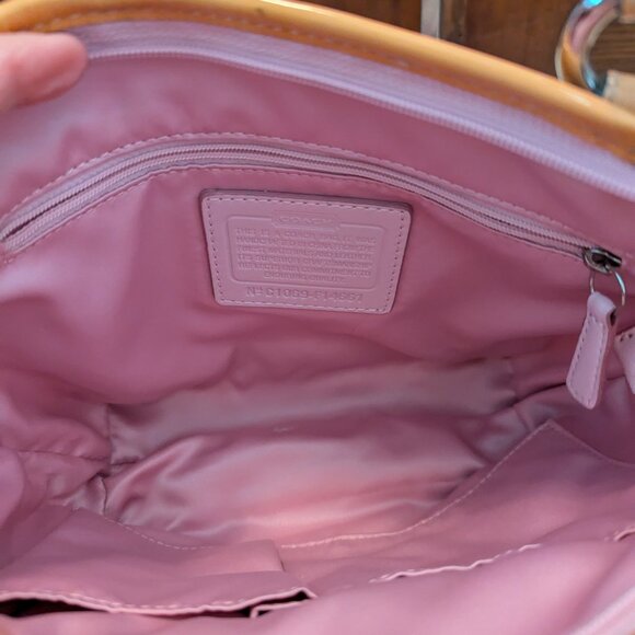 Coach Vintage Small Pink Bag NWT - Picture 7 of 12